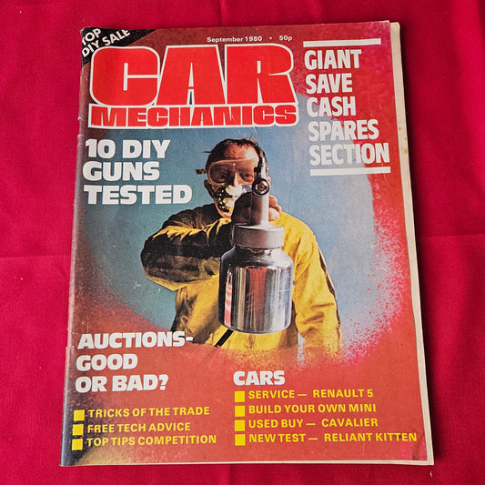 Car Mechanics Magazine September 1980 (1363) Mini Build Renault 5 Cavalier Reliant