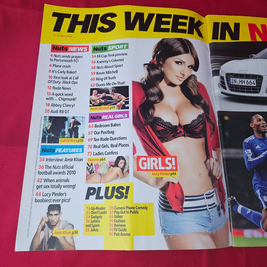 Nuts Magazine 14-20 May 2010 (1369) POSTER INTACT! Lucy Pinder Carly Baker