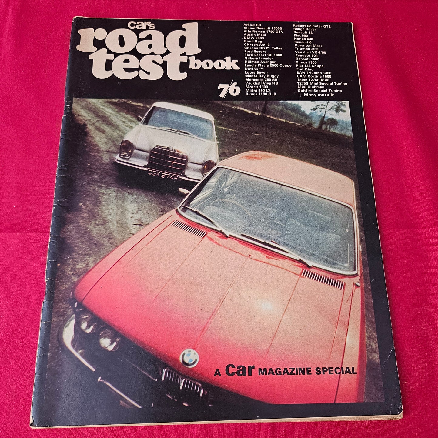 Car's Road Test Book 1970 (1371) Special BMW 2800 vs Mercedes 280SE Range Rover
