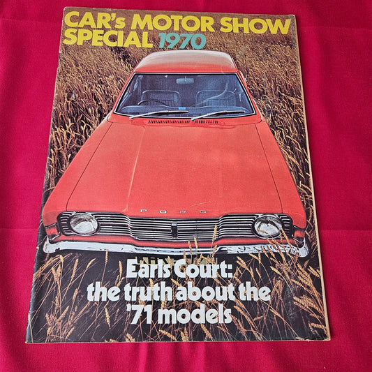 CAR Motor Show Special October 1970 (1371) Ford Cortina Mk3 Vauxhall Viva Maxi