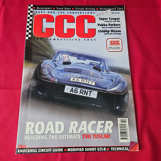 CCC Magazine October 2001 (1372) TVR Tuscan Nissan 300ZX Sunny GTI-R Porsche 944