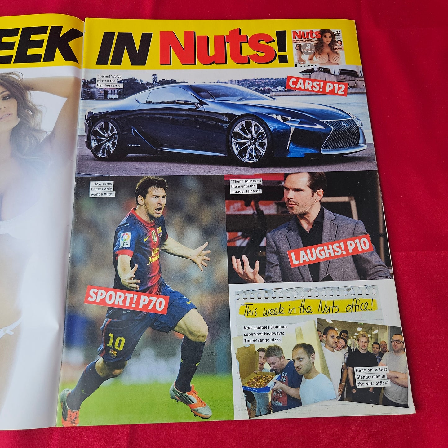 Nuts Magazine 2-8 November 2012 (1373) Lucy Pinder Jessica-Jane Clement Horror