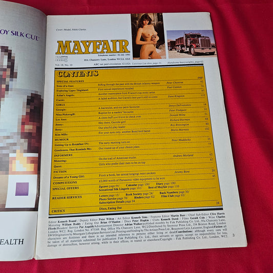 Mayfair Magazine October 1983 Vol 18 No 10 (1374) Bond Bird Kim Mills Lee Ann Trucks
