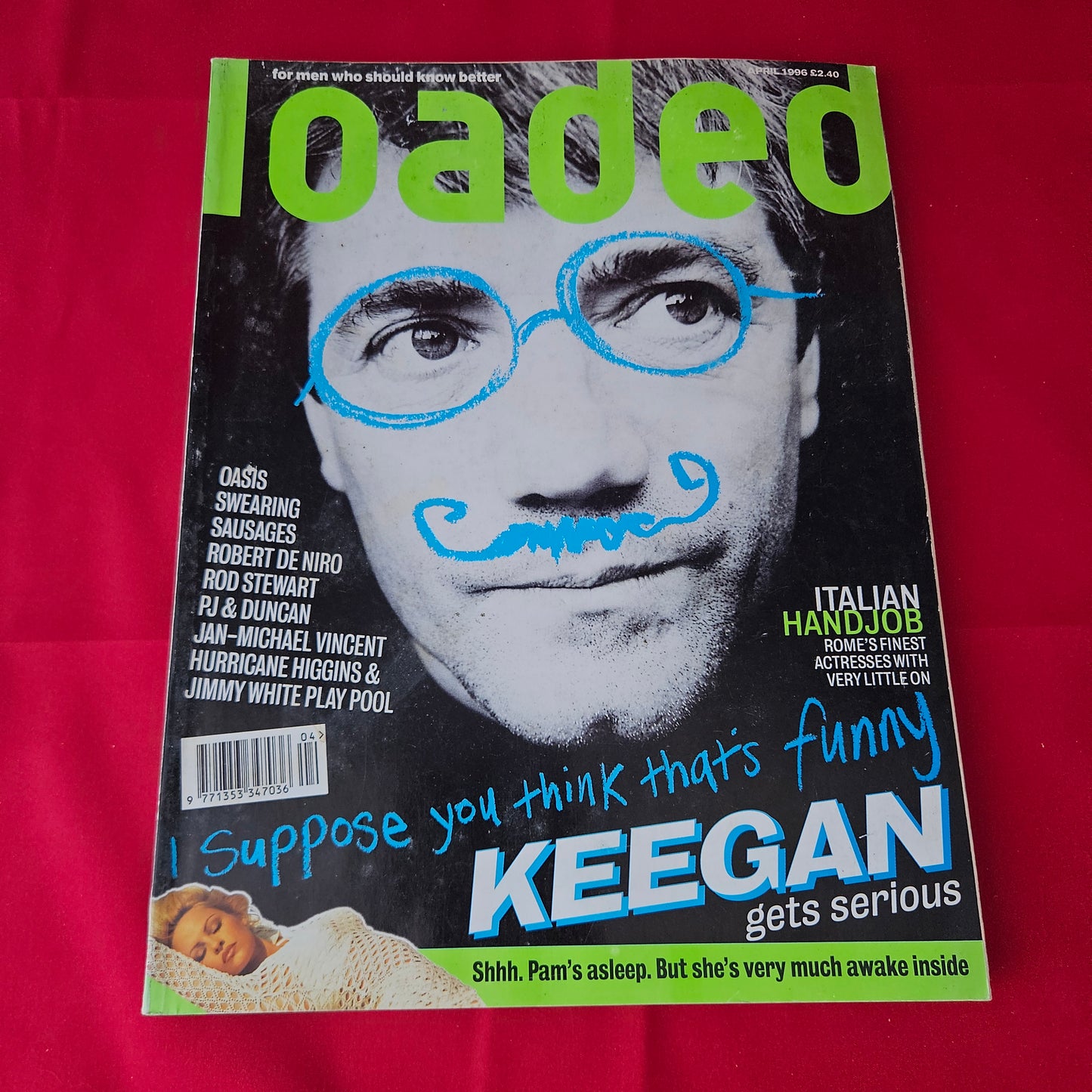Loaded Magazine April 1996 (1375) Julie-Marie Olsen Pamela Anderson Poster