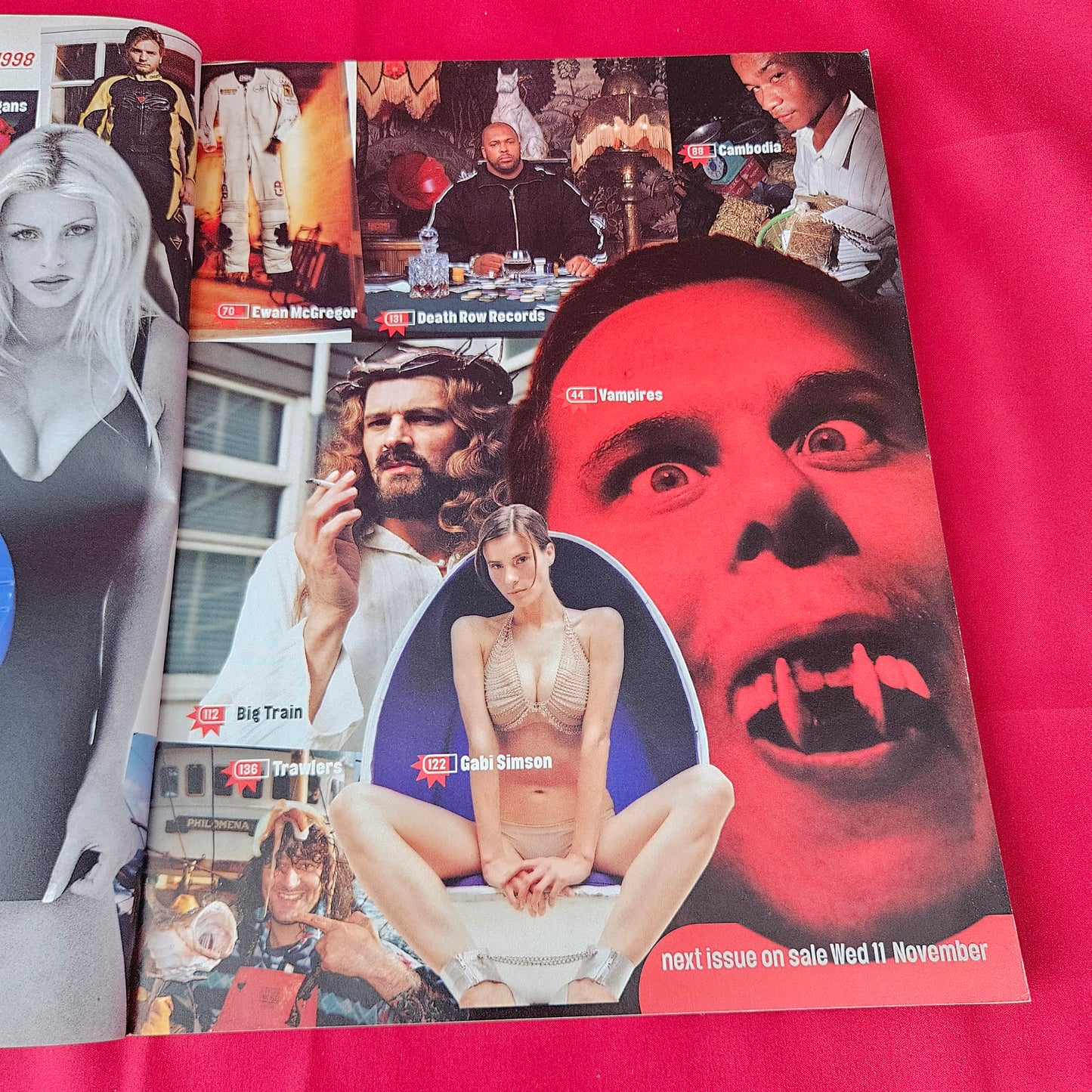 Loaded Magazine November 1998 (1375) Emma B Ewan McGregor Gabi Simson Poster