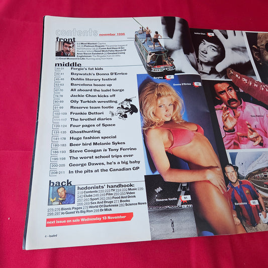 Loaded Magazine November 1996 (1375) Donna D'Errico Melanie Sykes Joanne Guest