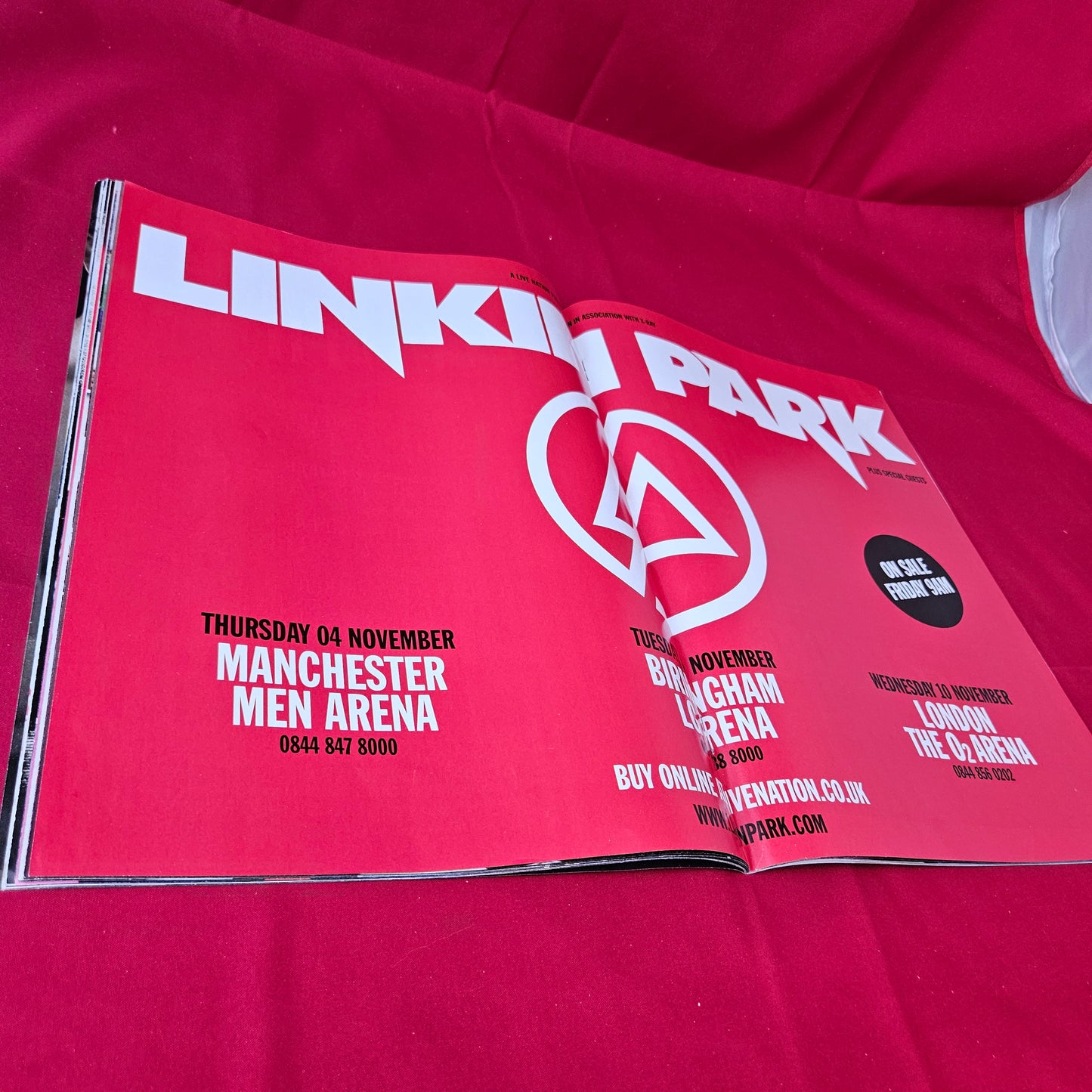Kerrang! Magazine 19 June 2010 (1376) Linkin Park Poster Rage Against The Machine Blink-182