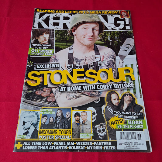 Kerrang! Magazine 11 September 2010 (1376) Stone Sour Linkin Park You Me At Six Korn