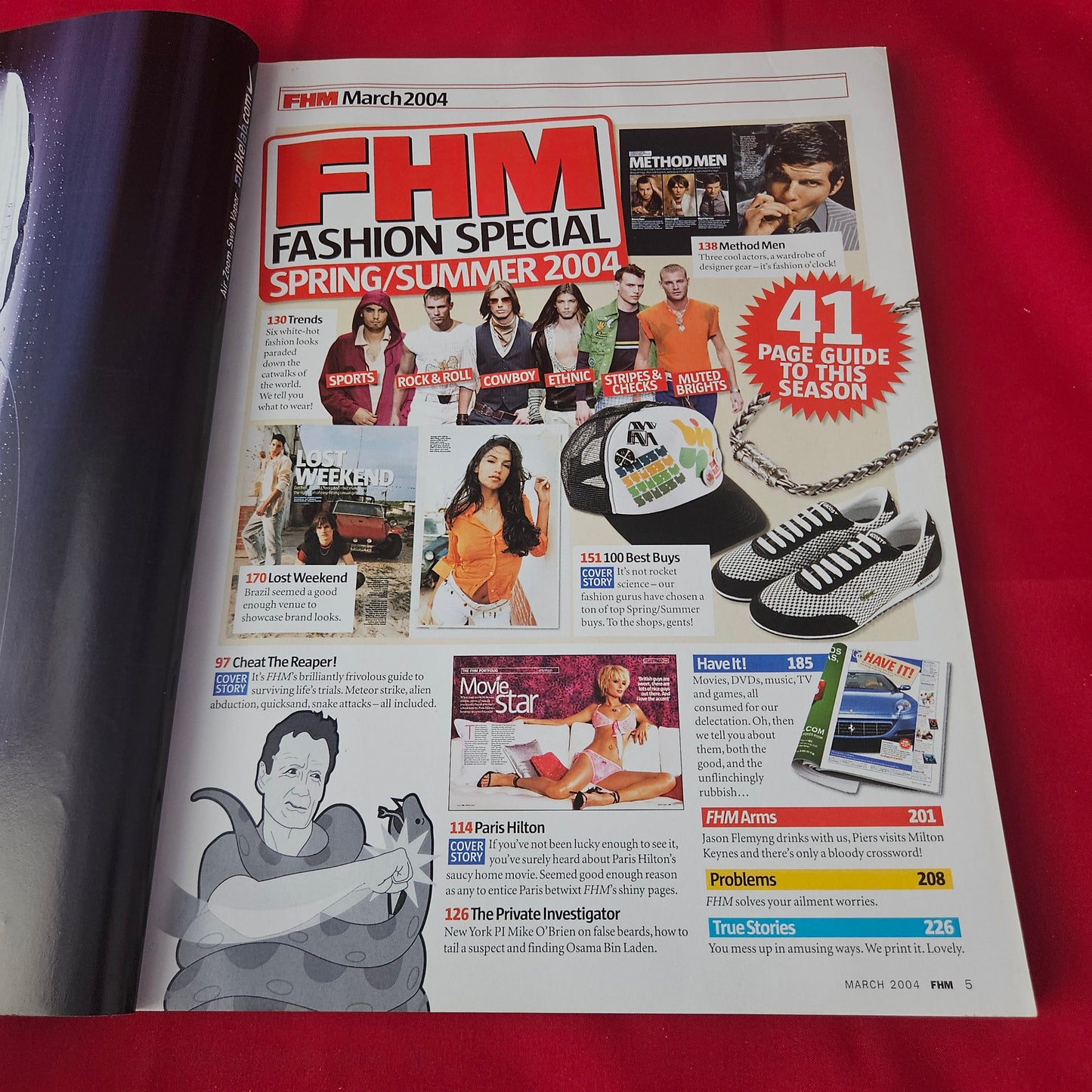 FHM Magazine March 2004 (1379) Laila Rouass Paris Hilton Lucy Clarkson Jenna Jameson