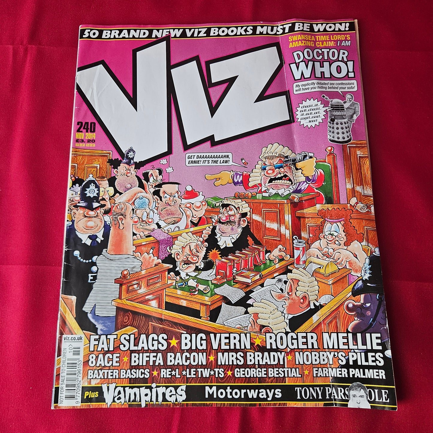 Viz Comic Magazine Issue 240 November 2014 (1389) Doctor Who Parody Satire