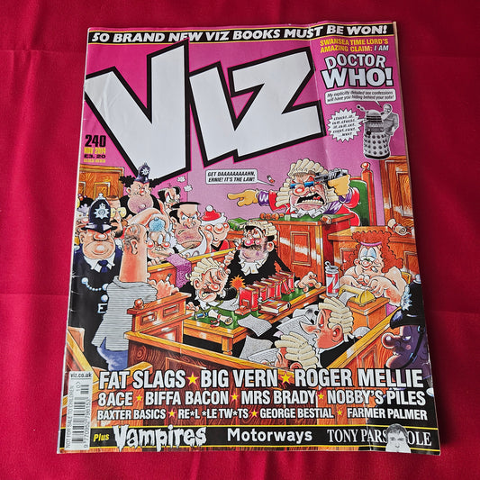 Viz Comic Magazine Issue 240 November 2014 (1389) Doctor Who Parody Satire