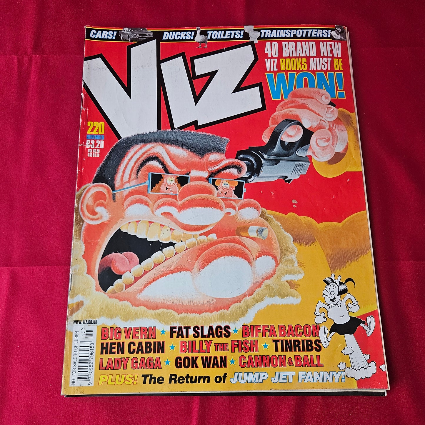 Viz Comic Magazine Issue 220 November 2011 (1389)  Lady Gaga Gok Wan Cannon Ball Satire Parod