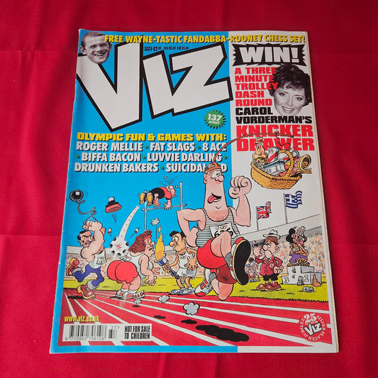 Viz Comic Magazine Issue 137 August 2004 (1389) Carol Vorderman Wayne Rooney Olympics Satire