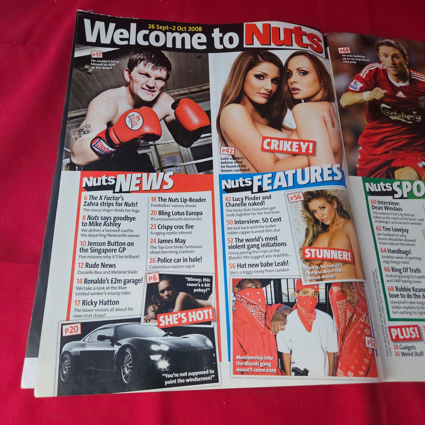 Nuts Magazine 26 Sept-2 Oct 2008 (1390) Lucy Pinder Chanelle Hayes Eva Jennifer Ellison NO POSTER