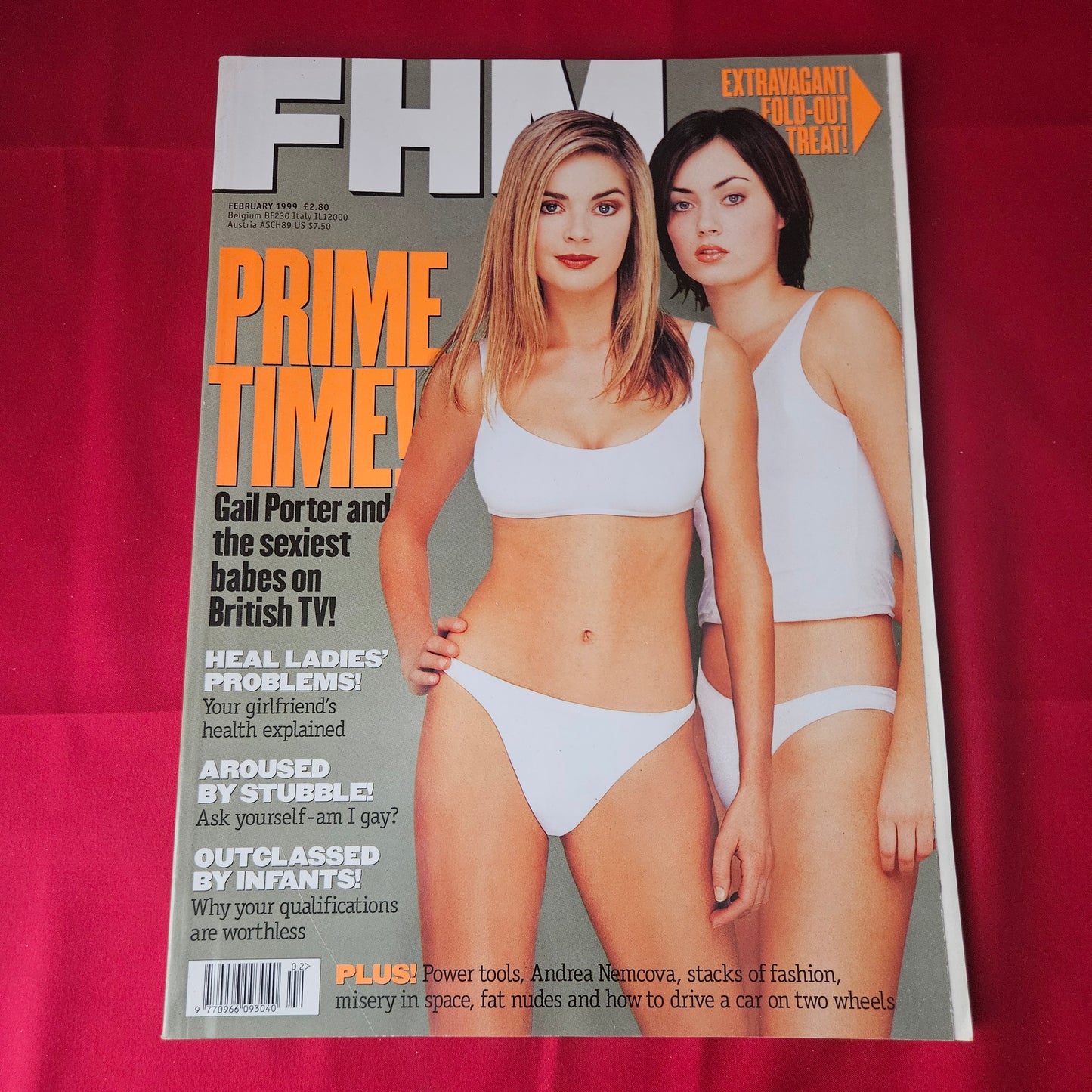 FHM Magazine February 1999 (1391) Girls TV Babes Gail Porter Fold Out Poster