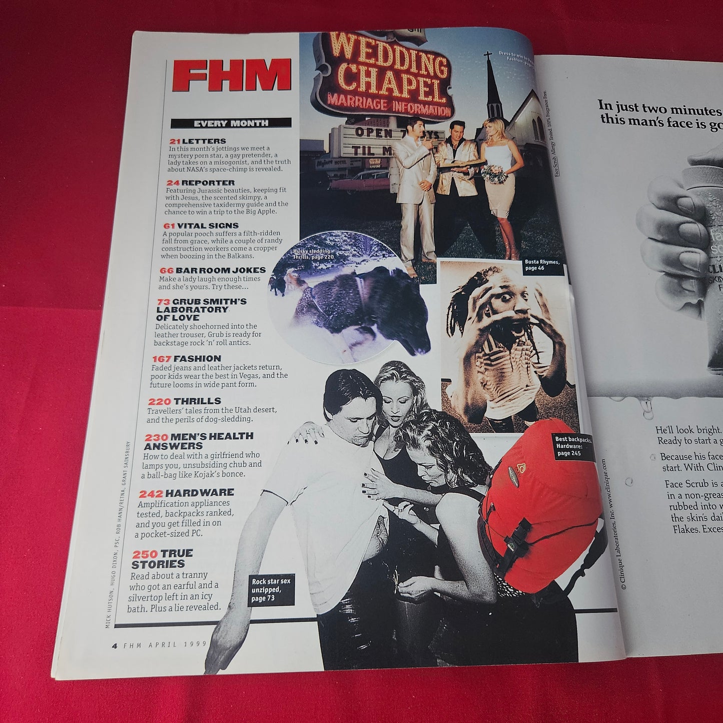 FHM Magazine April 1999 (1391) Mariah Carey Donna Air Emma Sjoberg Girls