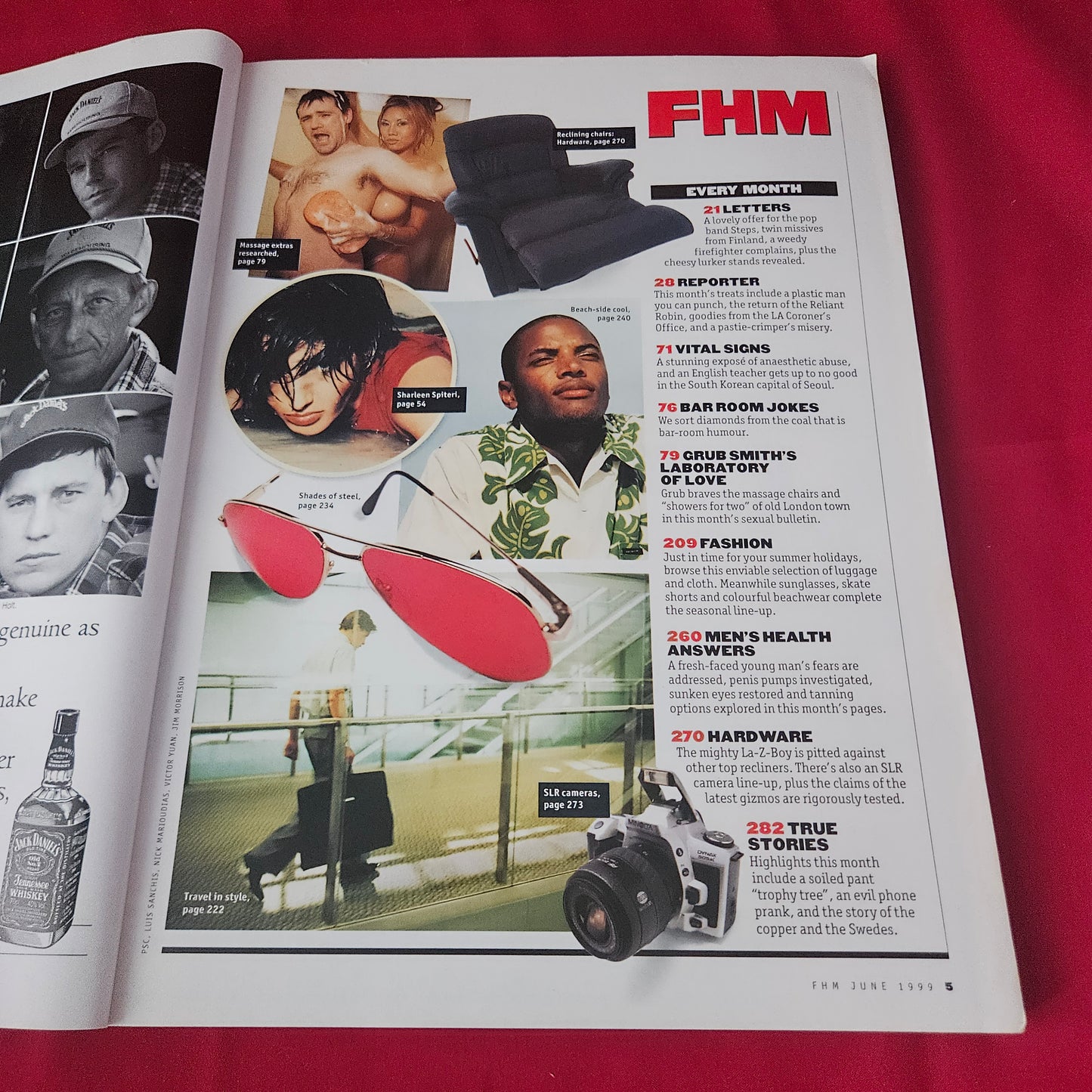 FHM Magazine June 1999 (1391) Gail Porter Girls Sharleen Spiteri Lynx