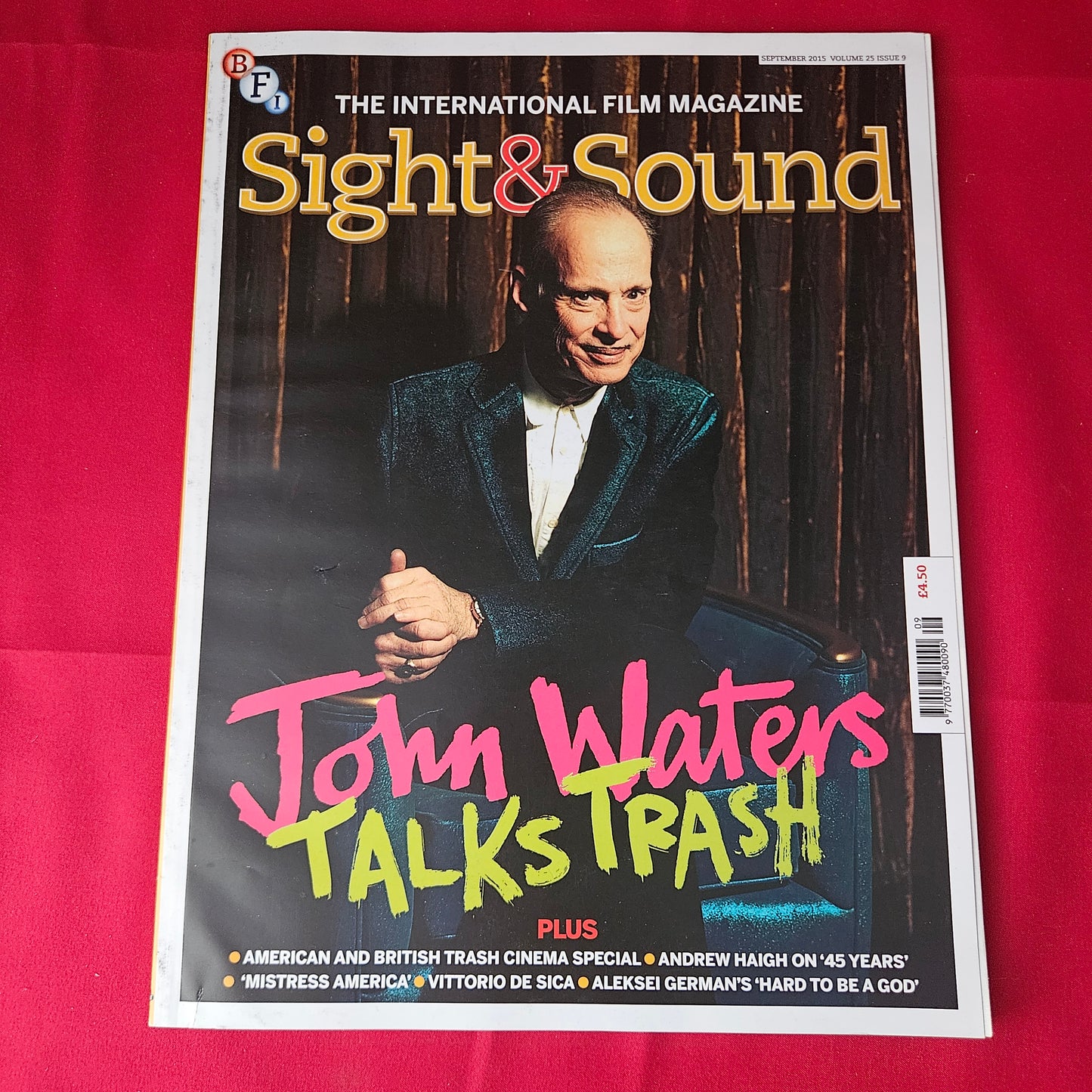 Sight & Sound Magazine September 2015 (1392) John Waters Trash Cinema