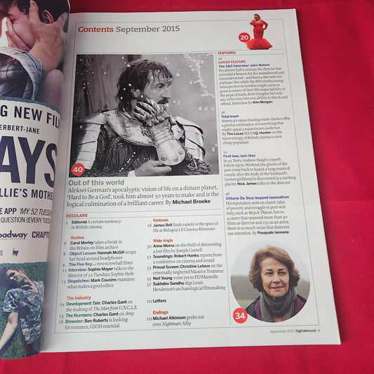 Sight & Sound Magazine September 2015 (1392) John Waters Trash Cinema