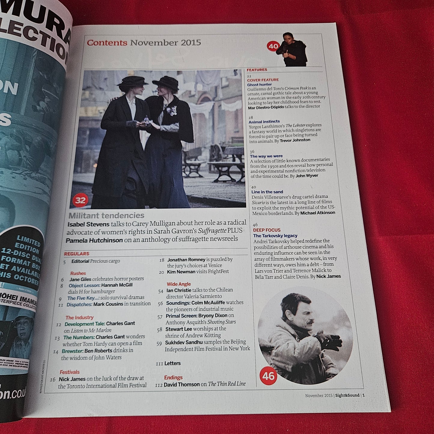 Sight & Sound Magazine November 2015 (1392) Guillermo Del Toro Crimson Peak