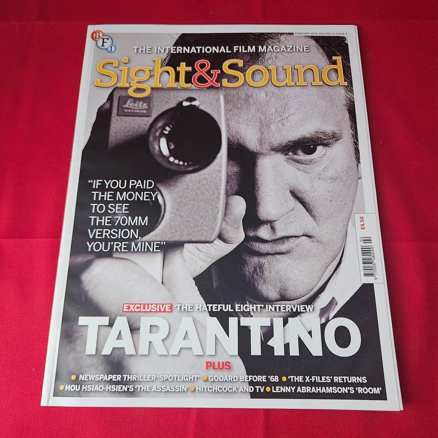 Sight & Sound Magazine February 2016 (1392) Tarantino Hateful Eight Films