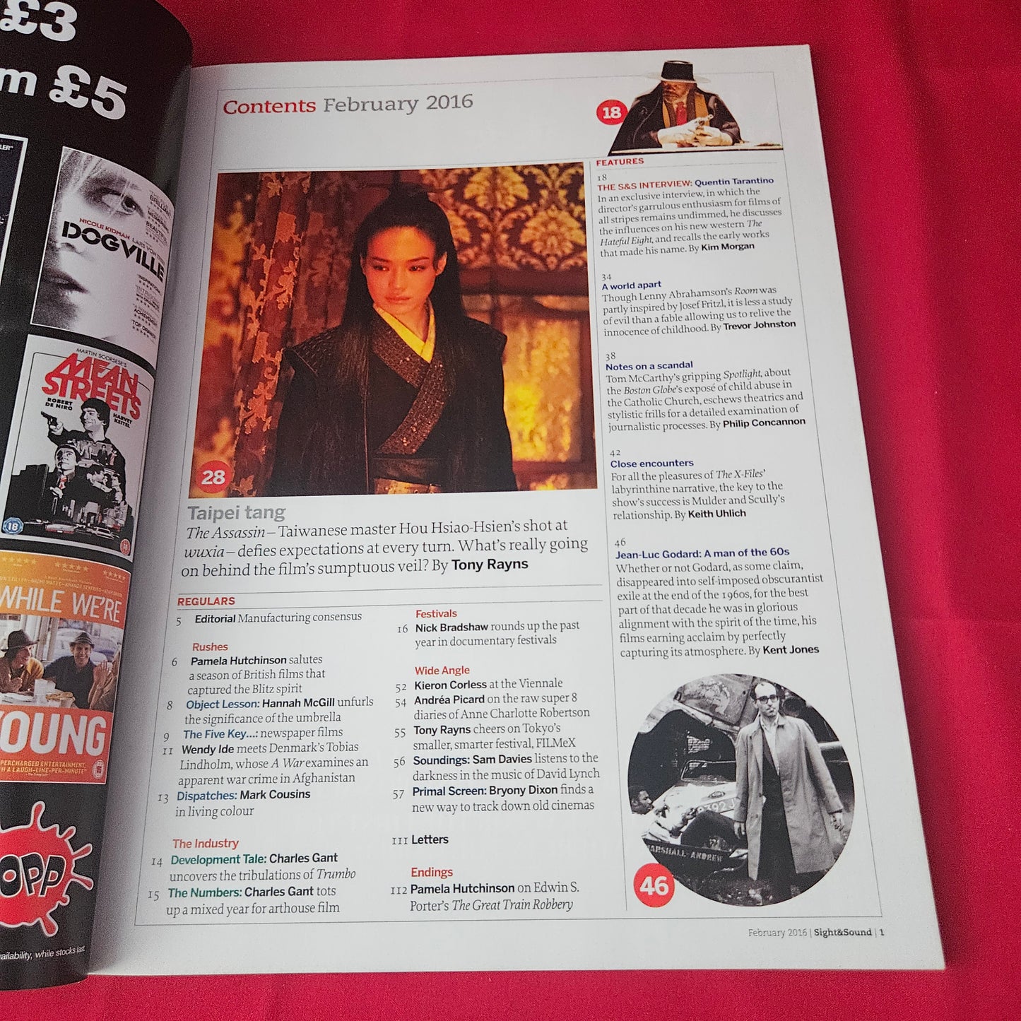 Sight & Sound Magazine February 2016 (1392) Tarantino Hateful Eight Films