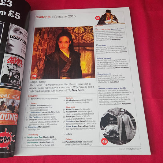 Sight & Sound Magazine February 2016 (1392) Tarantino Hateful Eight Films