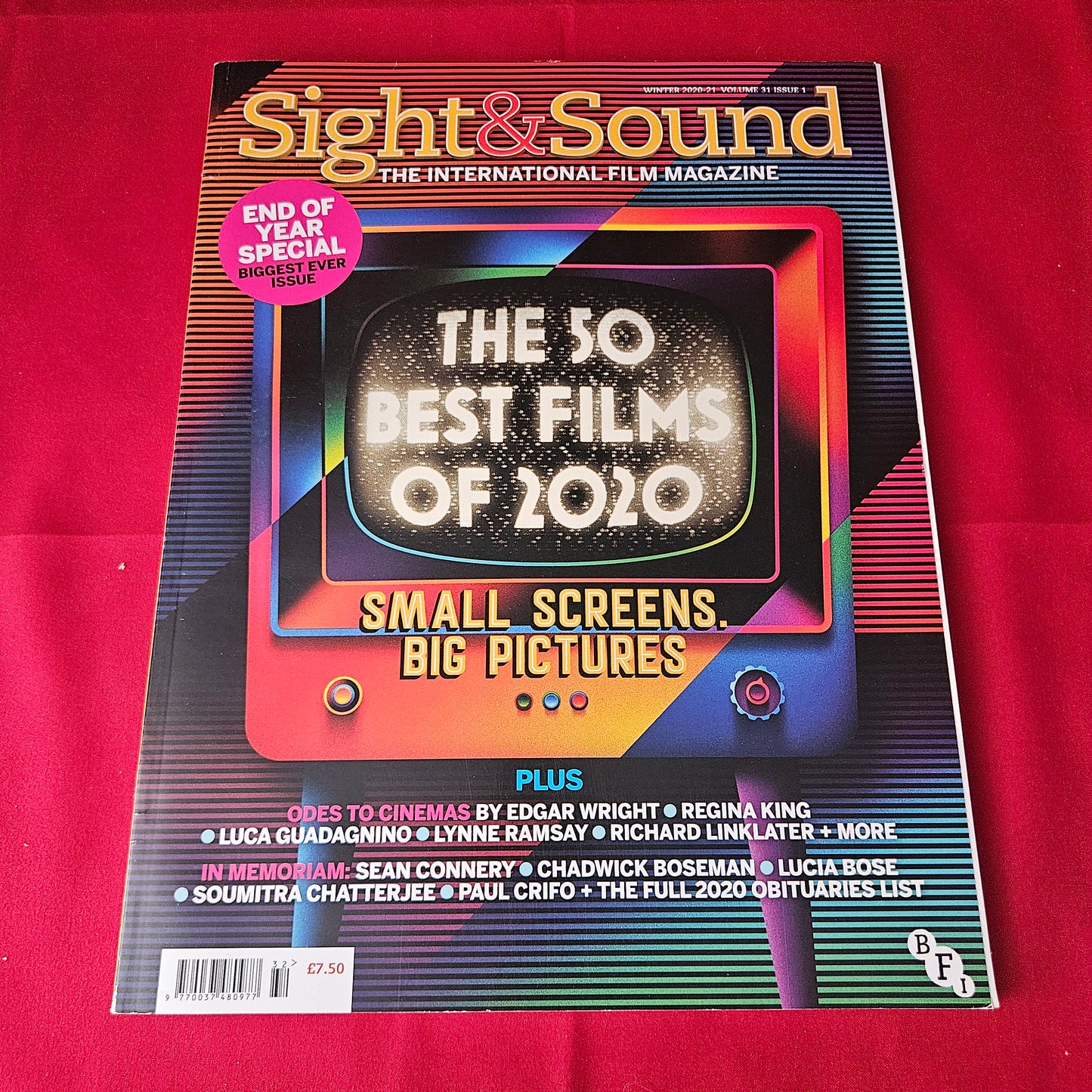 Sight & Sound Magazine Winter 2020-21 (1392) Best Films TV Sean Connery