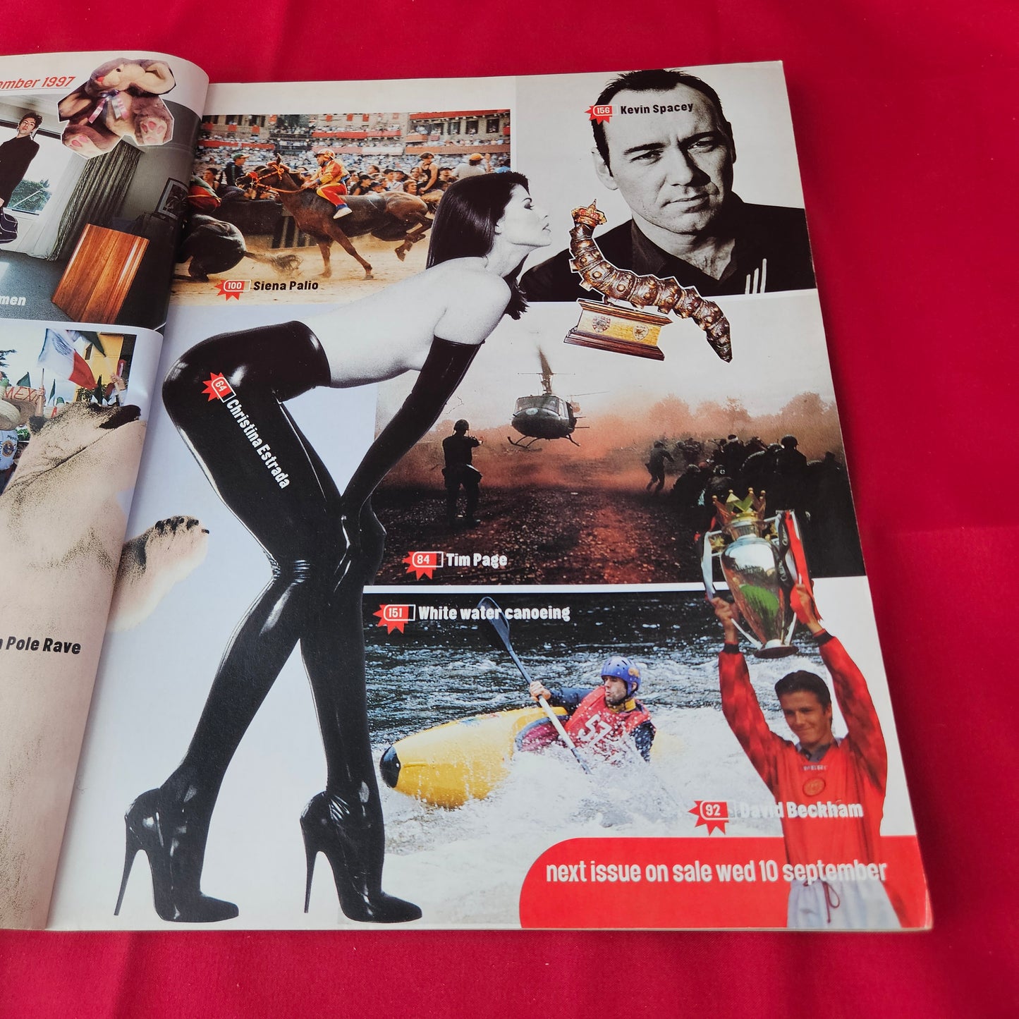Loaded Magazine September 1997 (1382) Christina Estrada Glamour Models Triple Gatefold Poster