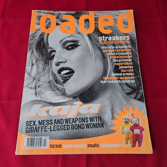 Loaded Magazine July 1997 (1382) Kaja Glamour Model Triple Gatefold Poster