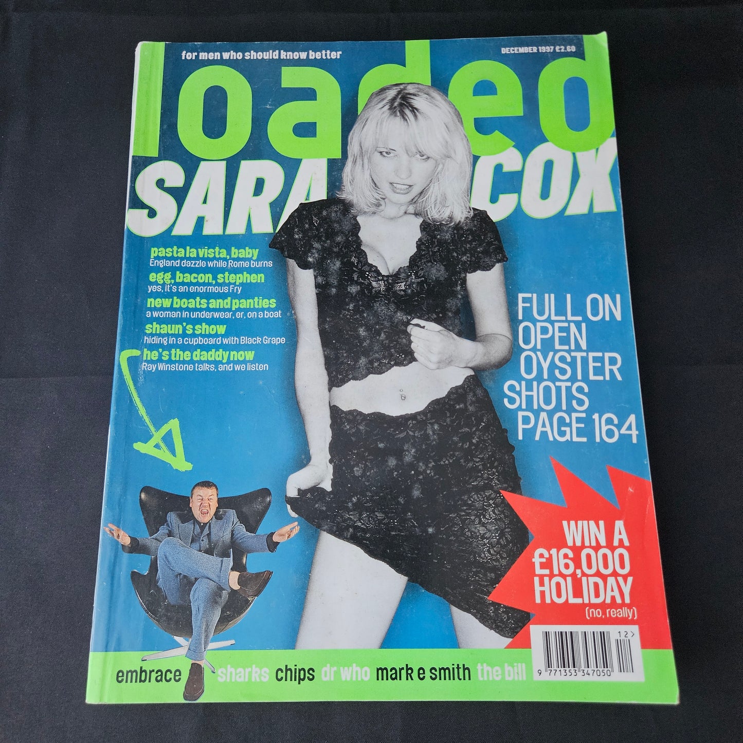 Loaded Magazine December 1997 (1386) Kelly Brook Poster Sara Cox Kirsten Imrie Models Motorbikes
