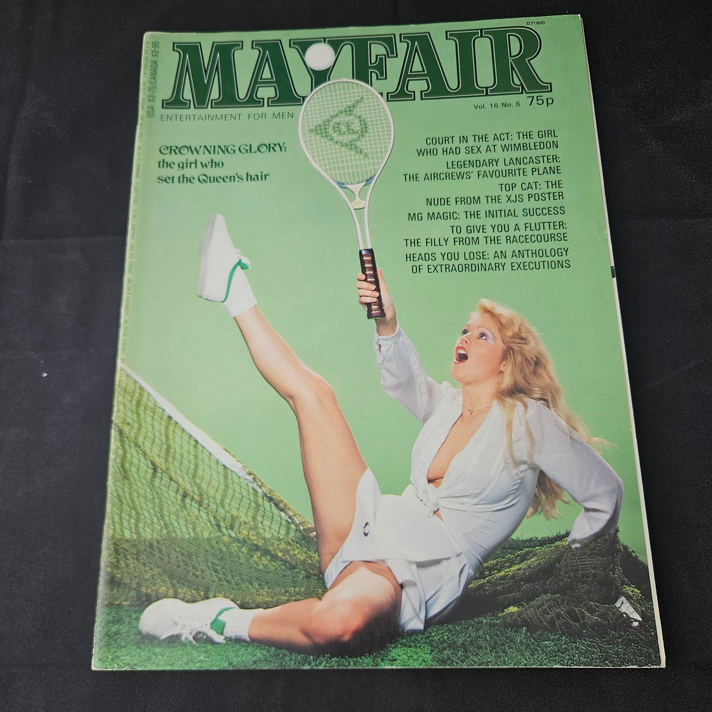 Mayfair Magazine June 1981 Volume 16 Number 6 (1387) Nina Pickersgill Poster Kimberley Vicci Fiona Jane Therese Glamour Models