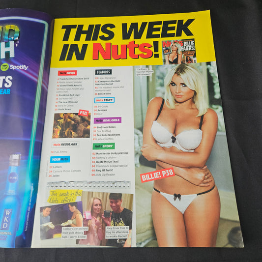 Nuts Magazine 20-26 September 2013 (1393) Billie Faiers Rosie Jones Lacey Banghard Miley Cyrus Example Joey Essex Girls Famous People