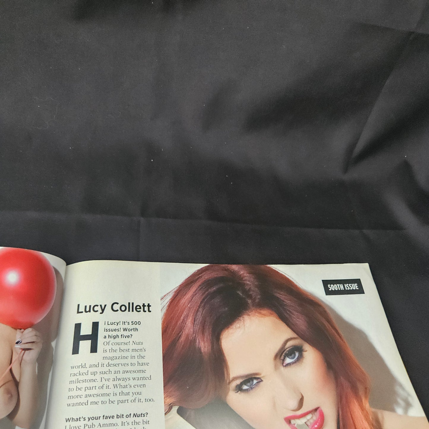 Nuts Magazine 18-24 October 2013 500th Issue (1393) Lucy Pinder Rosie Jones Holly Peers Lucy Collett Chanelle Hayes Sylvester Stallone Arnold Schwarzenegger Babes Celebrities