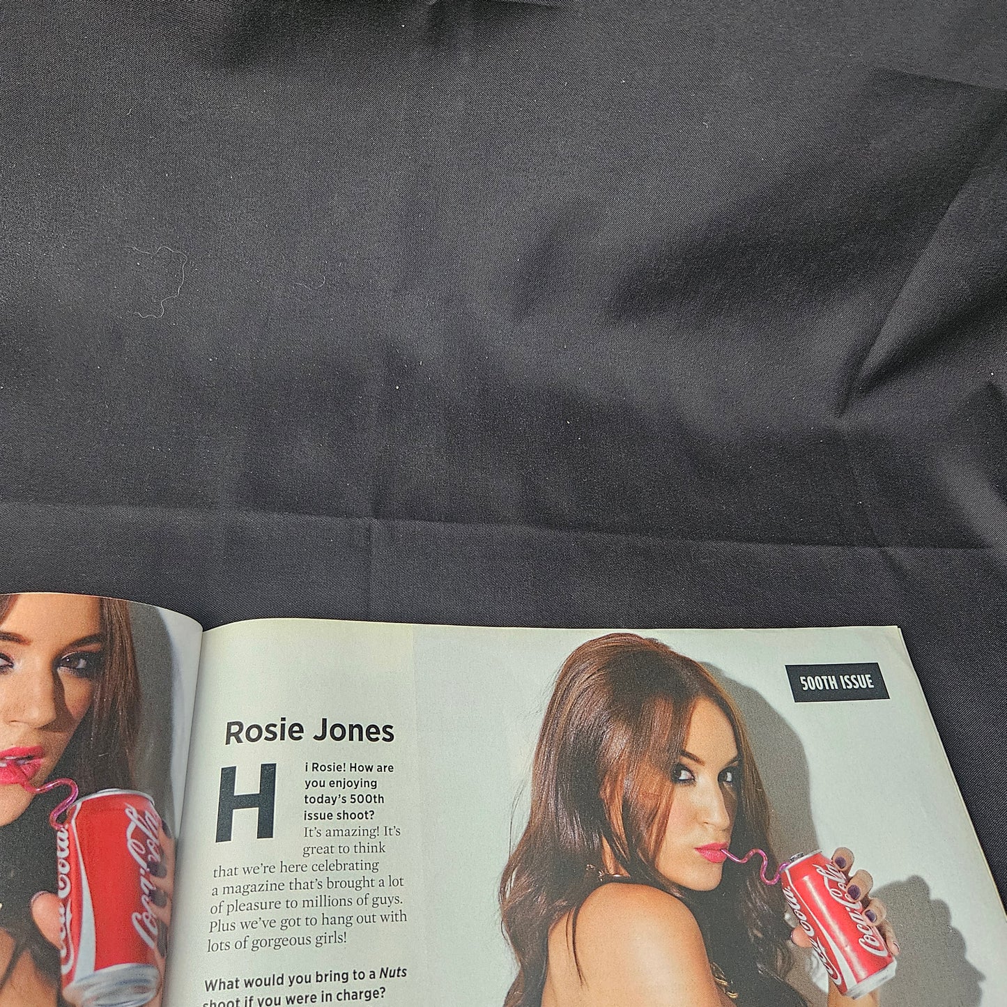 Nuts Magazine 18-24 October 2013 500th Issue (1393) Lucy Pinder Rosie Jones Holly Peers Lucy Collett Chanelle Hayes Sylvester Stallone Arnold Schwarzenegger Babes Celebrities