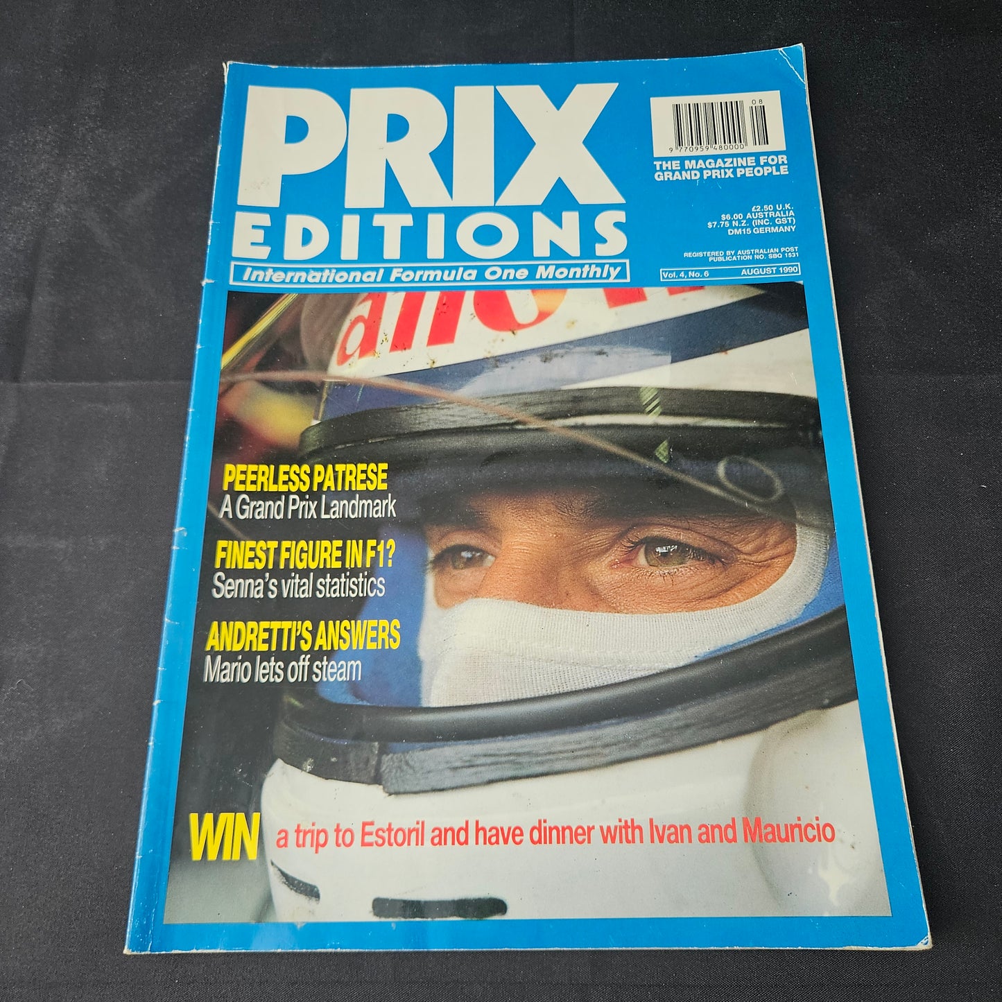 Prix Editions International Magazine August 1990 (1396) F1 Senna Patrese Andretti British GP Monaco GP