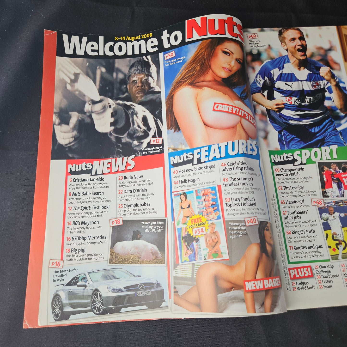 Nuts Magazine 8-14 August 2008 (1397) Lucy Pinder Sophie Howard Mayssoon Postcards