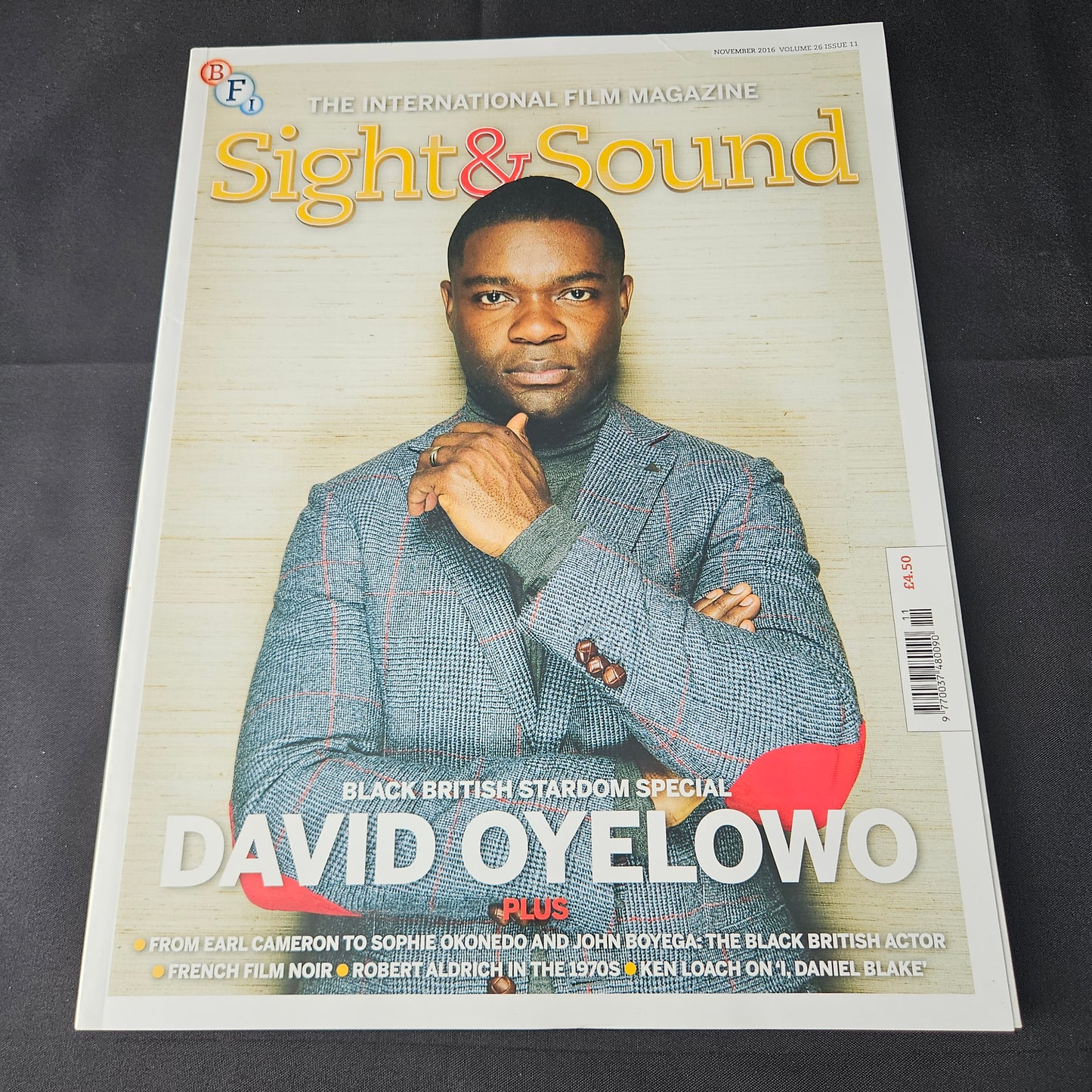 Sight & Sound Magazine November 2016 (1398) David Oyelowo Ken Loach Film Noir