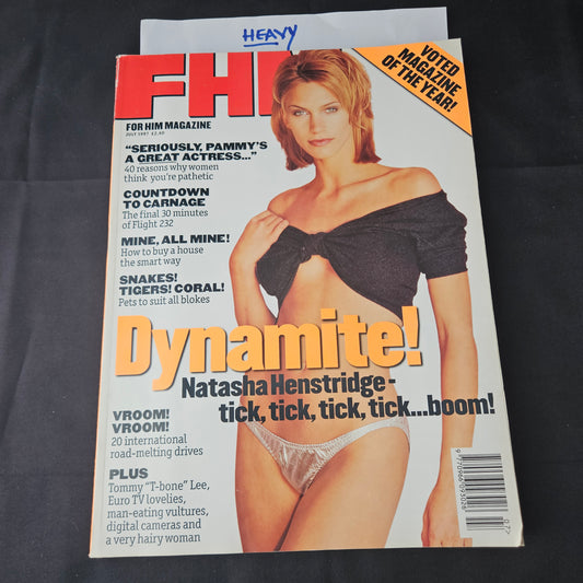 FHM Magazine July 1997 (1400) Natasha Henstridge Tommy Lee Gary Numan Jamie Luner