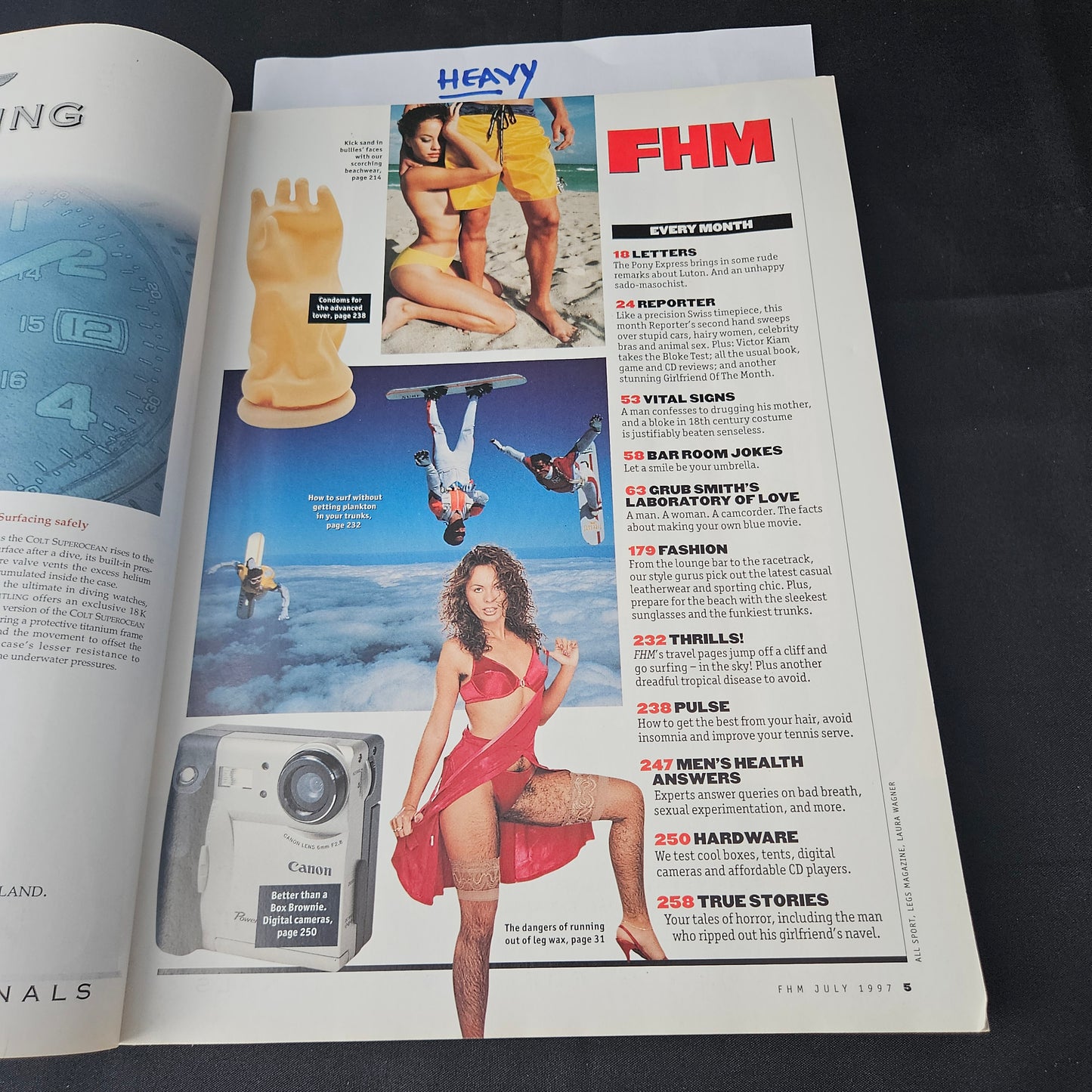 FHM Magazine July 1997 (1400) Natasha Henstridge Tommy Lee Gary Numan Jamie Luner