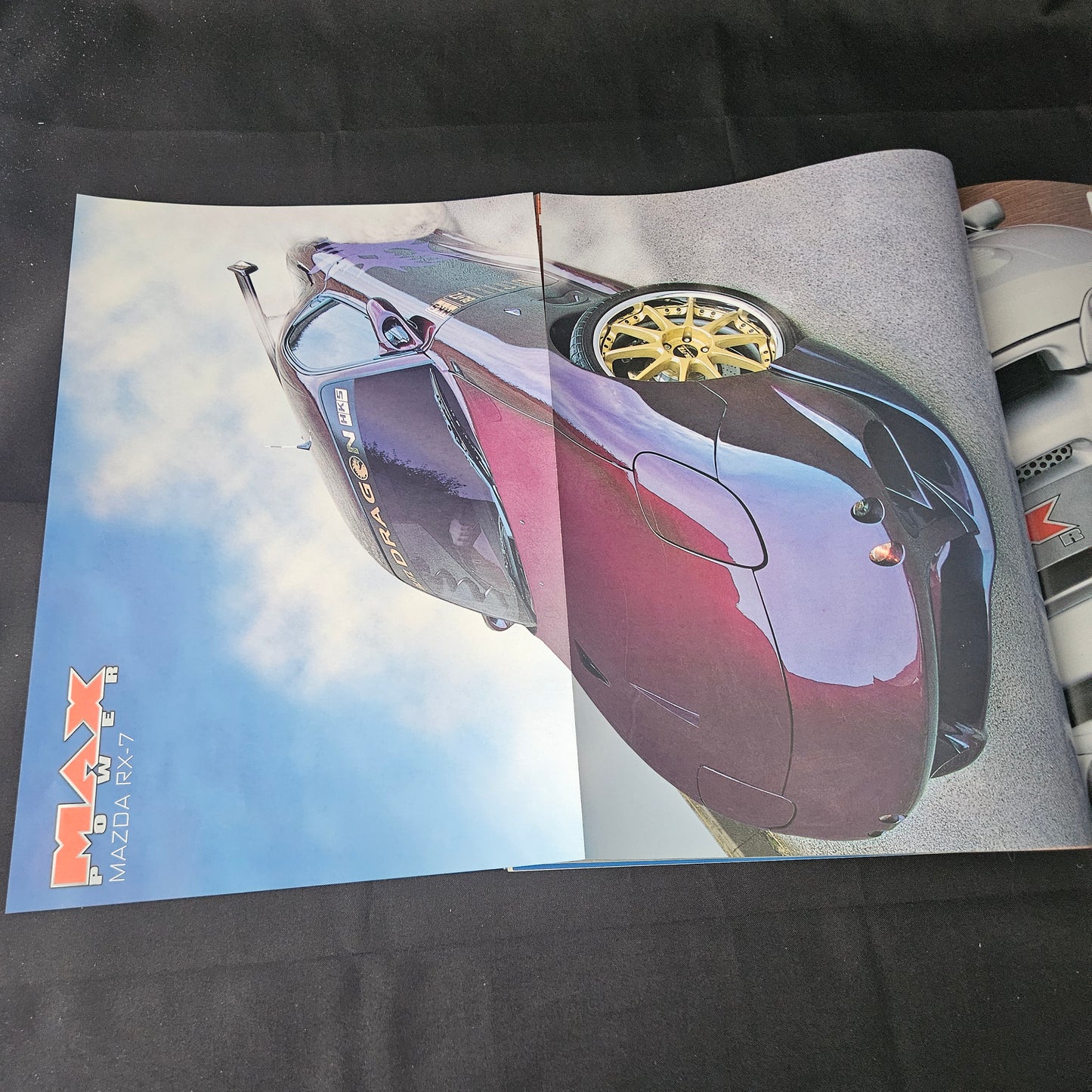 Max Power Magazine January 2002 (1403) Jakki Degg POSTER Mazda RX-7 Citroen Xsara Honda Civic F1 Superbabe