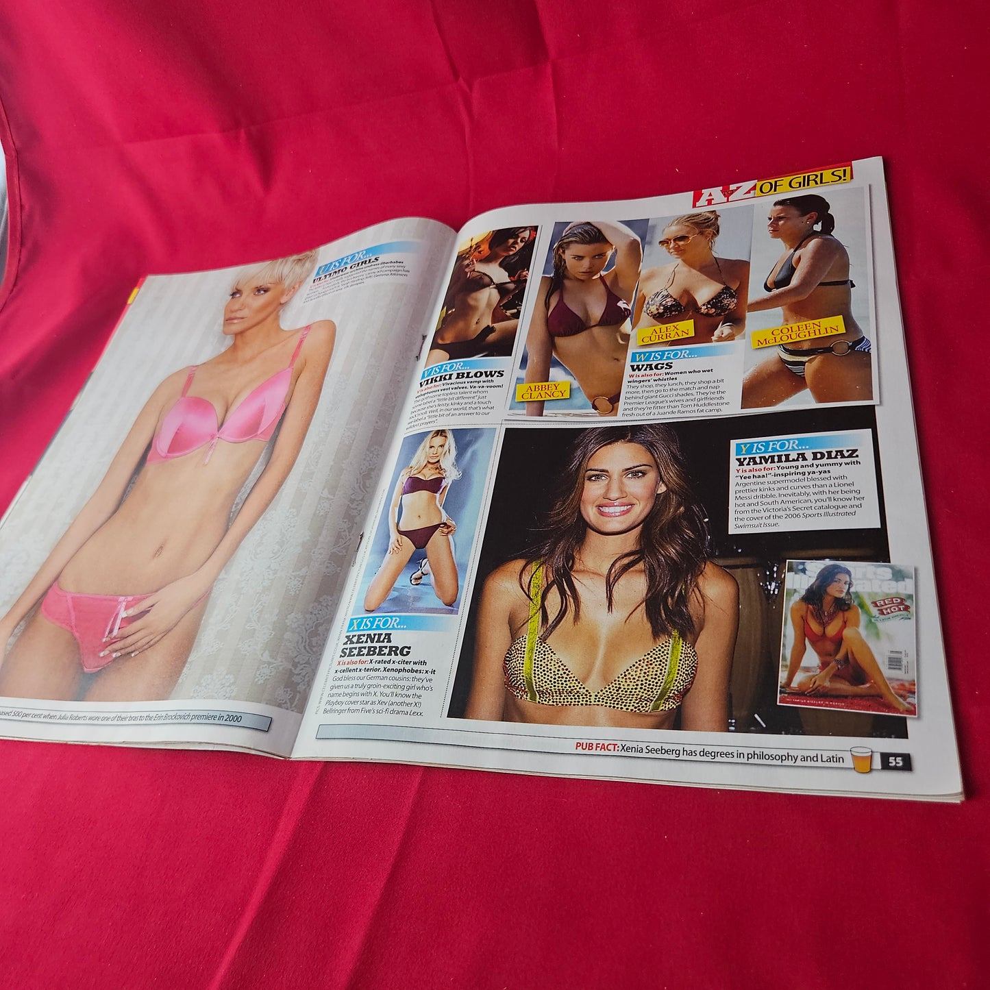 Zoo Magazine 11-17 April 2008 (1407) Keeley Hazell Gemma Atkinson Chanelle Hayes Abbey Clancy