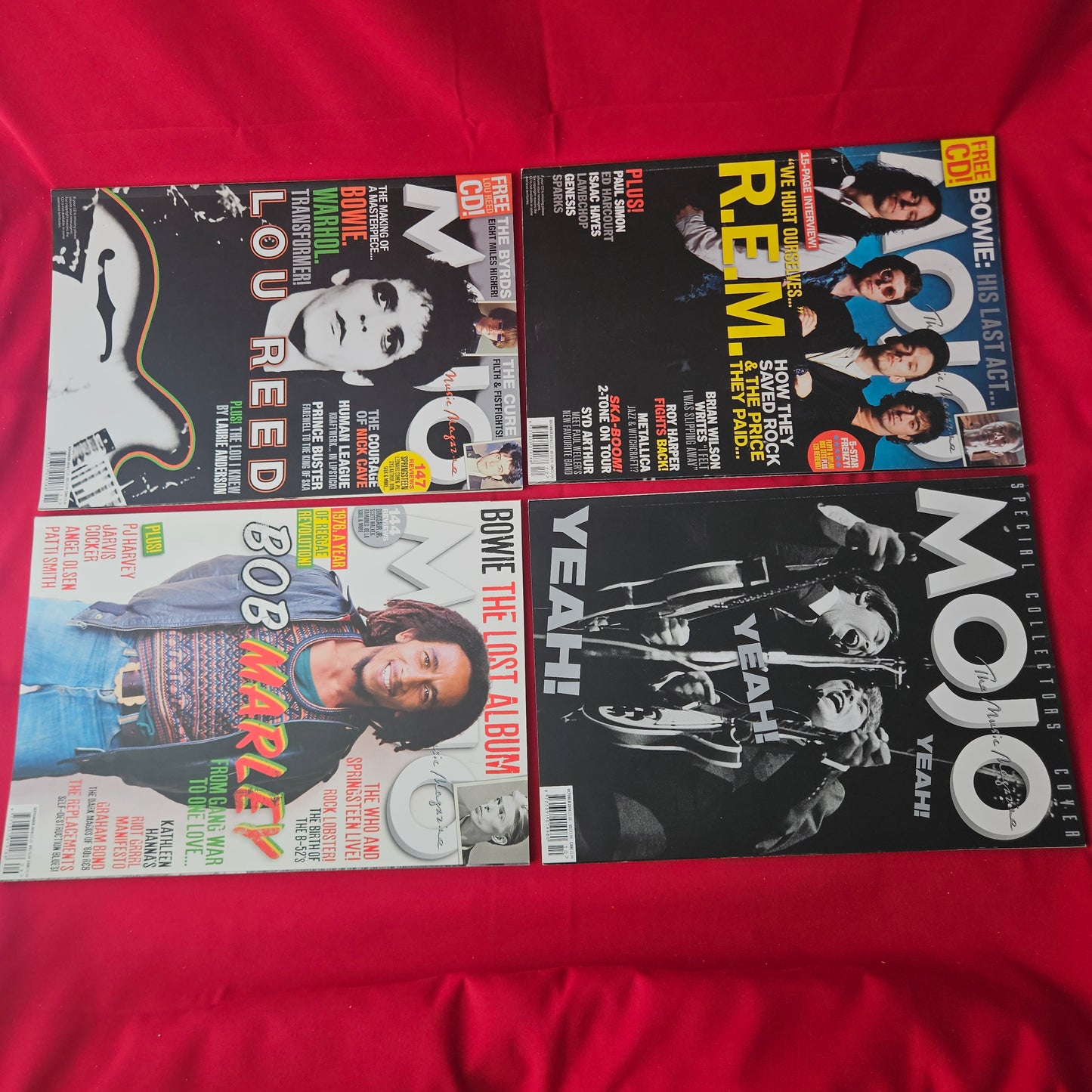 12x MOJO Magazines 2016 Full Year Bundle / Job Lot R.E.M Bowie Prince Smiths Stones BJL0146