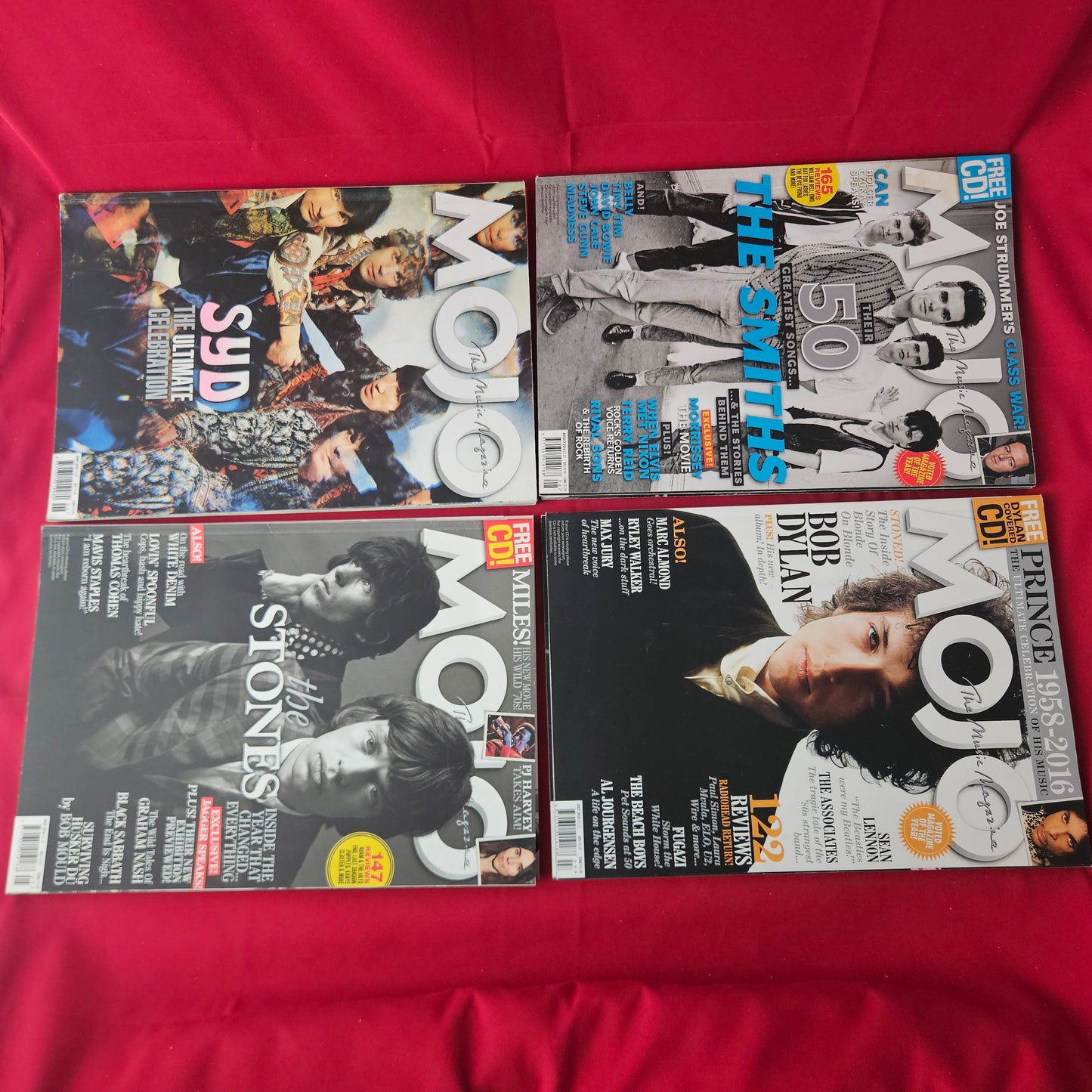 12x MOJO Magazines 2016 Full Year Bundle / Job Lot R.E.M Bowie Prince Smiths Stones BJL0146