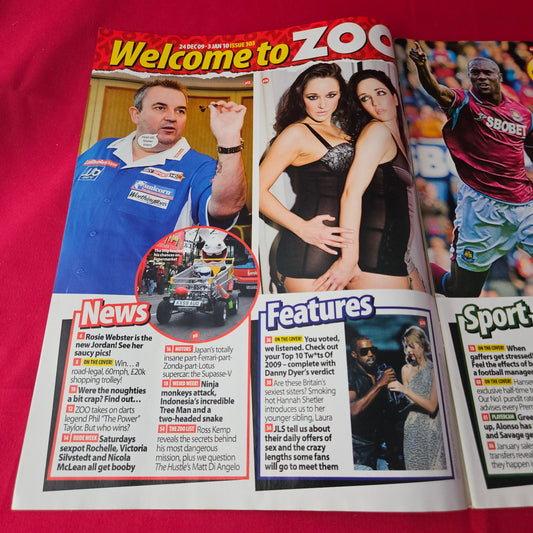 Zoo Magazine 24 December 2009 - 3 January 2010 (1408) Hannah Shetler Michelle Marsh Sophie Reade Nicola McLean