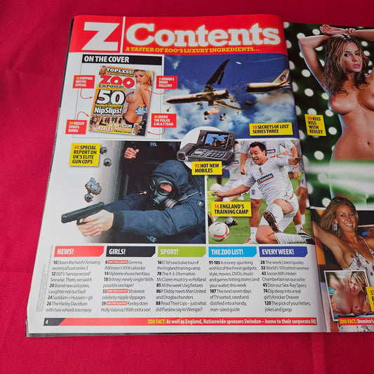 Zoo Magazine 17-23 November 2006 (1408) Keeley Hazell POSTER Gemma Atkinson Lucy Pinder Holly Valance Britney Cheryl