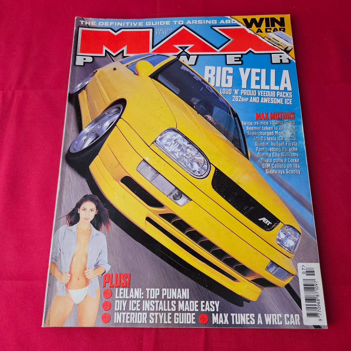 Max Power Magazine June 2000 (1410) VW Golf Mk3 Yank Golf Honda Civic BMW 320i Vauxhall Corsa Leilani