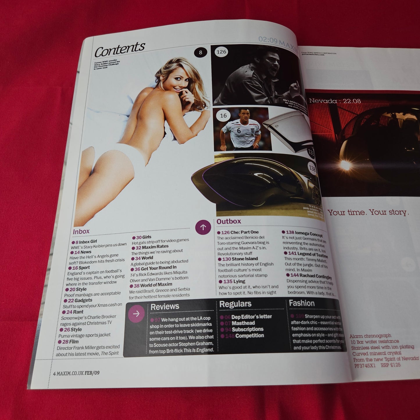 Maxim Magazine February 2009 (1411) Boxing Clever Murder In Mexico Charlie Brooker