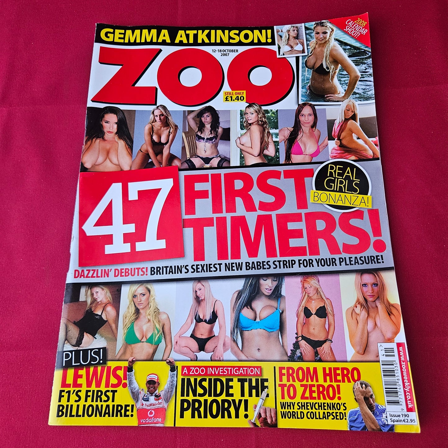 Zoo Magazine 12-18 October 2007 (1412) Gemma Atkinson Danni Wells Stephanie Blake