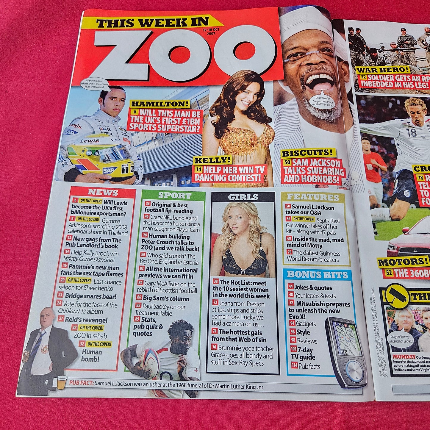 Zoo Magazine 12-18 October 2007 (1412) Gemma Atkinson Danni Wells Stephanie Blake